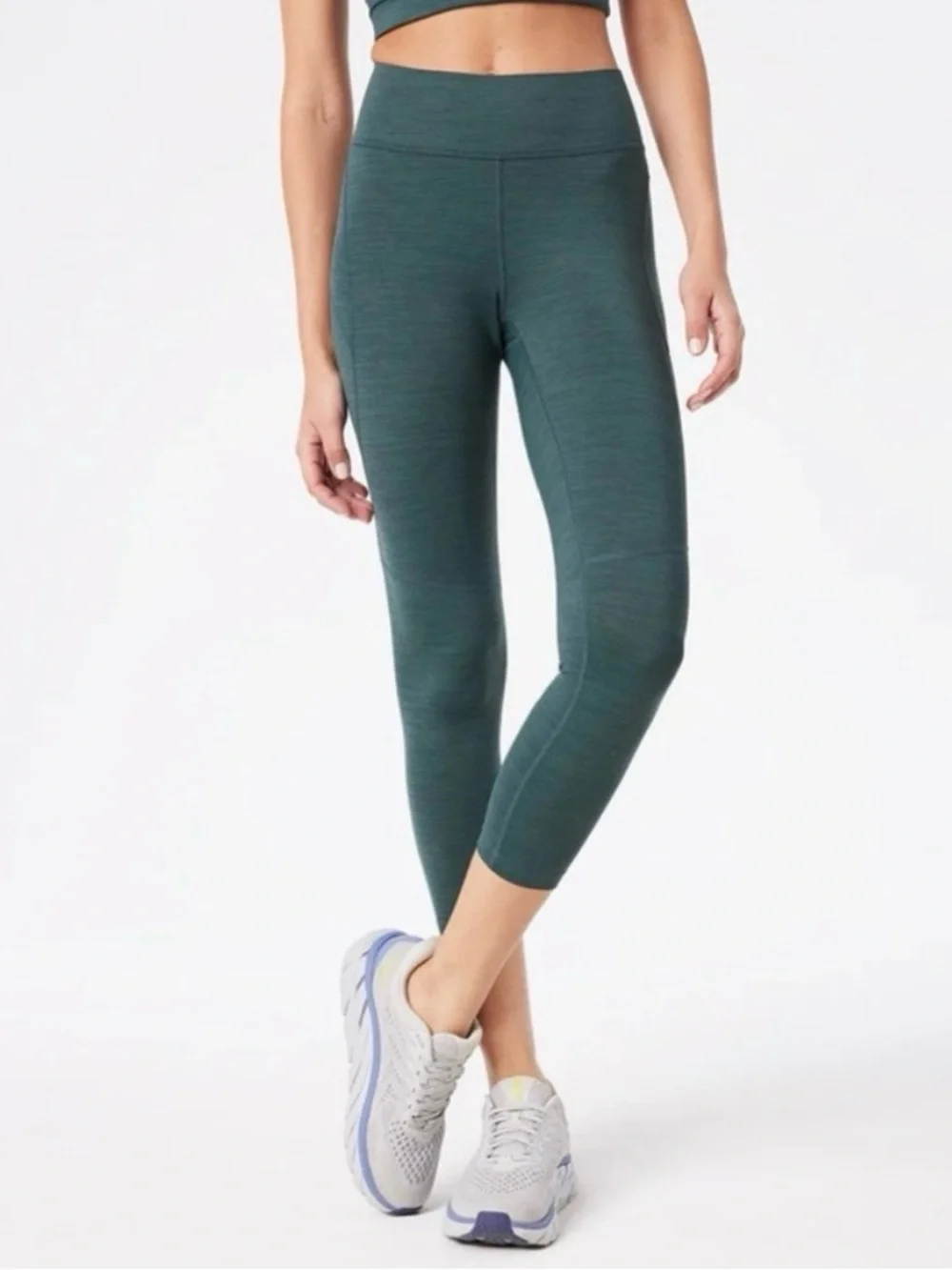 OUTDOOR VOICES Evergreen‎ TechSweat Core 3/4 Cropped Active Gym Capris Size M